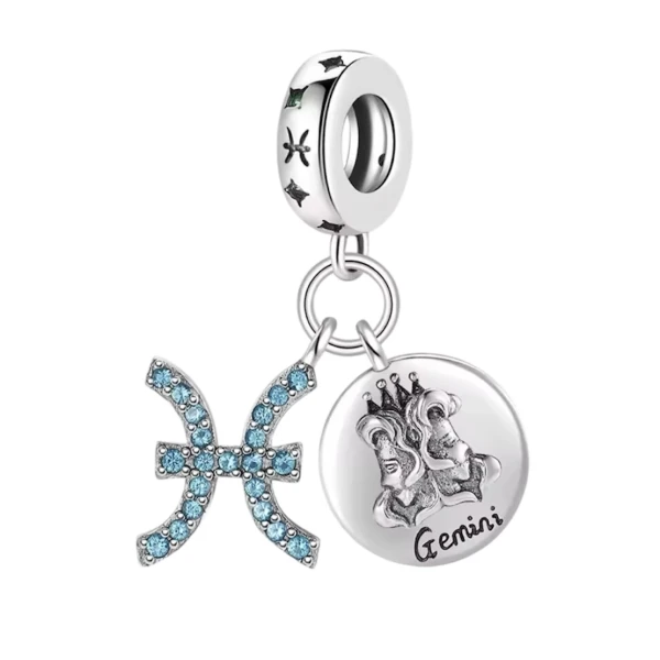 Διπλό στοιχείο με το ζώδιο του Διδύμου.