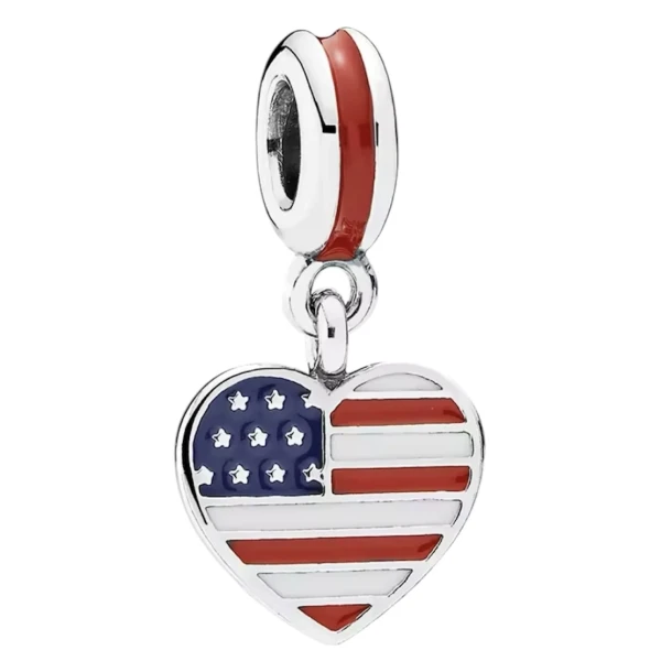 Στοιχείο USA από ασήμι 925&ορείχαλκο.