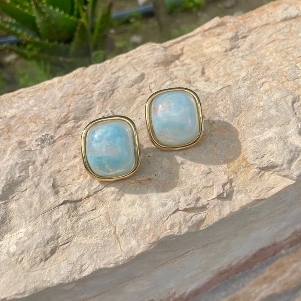 Cotton Candy Steel earrings(επιλογή σε 4 χρώματα)