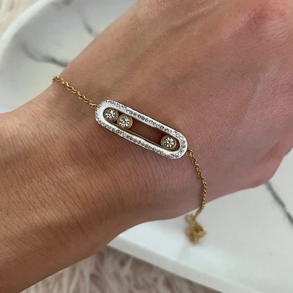 Lumière Steel Bracelet(gold)