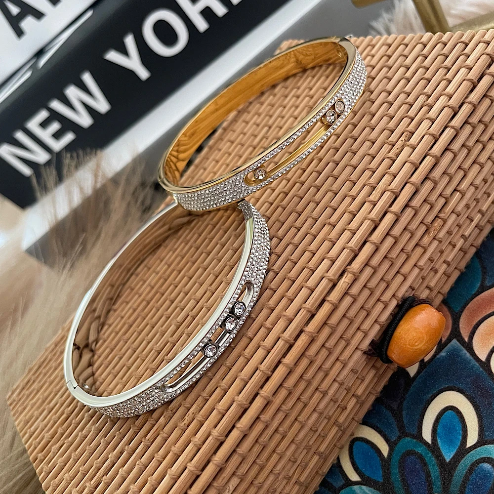 Celeste ατσάλινη χειροπέδα(ασημί ή χρυσό)