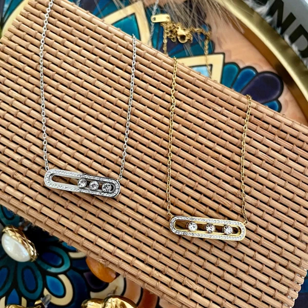 Lumière Steel Necklace(gold or silver)