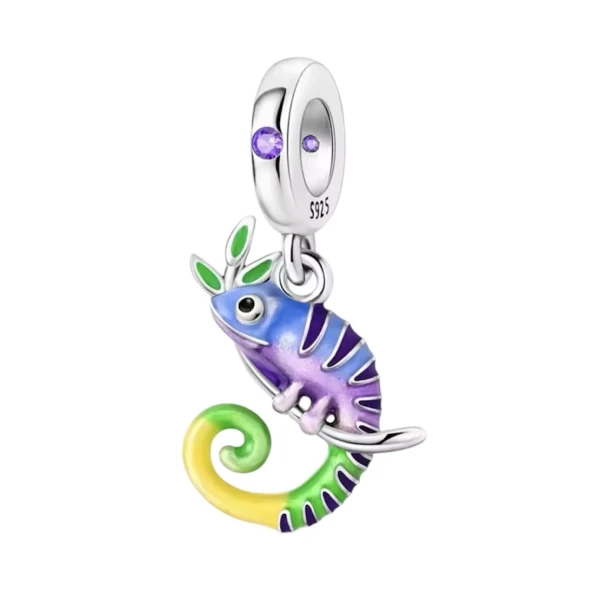 Στοιχείο με πολύχρωμο ιγκουάνα.