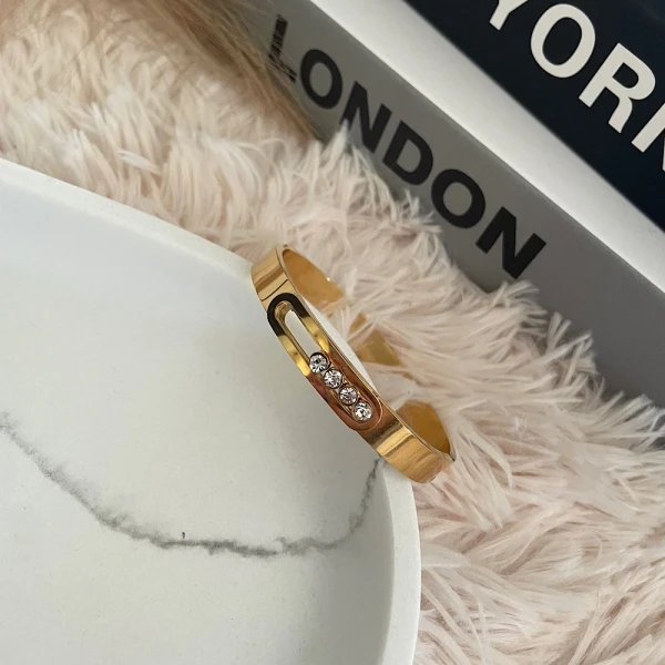 Lumière Steel bracelet (simple gold)