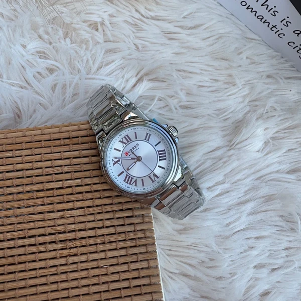 Silver Roman Classic-Ατσάλινο και αδιάβροχο unisex ρολόι.