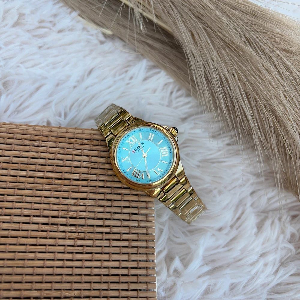 Aqua Gold Elegance-Ατσάλινο και αδιάβροχο ρολόι.