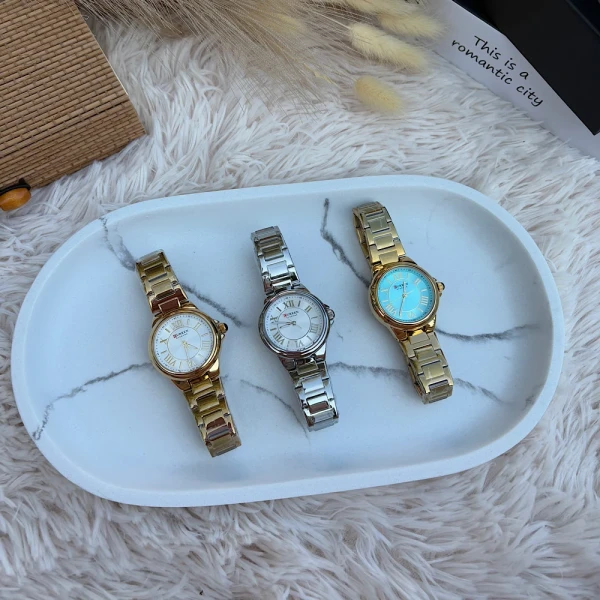 Aqua Gold Elegance-Ατσάλινο και αδιάβροχο ρολόι.