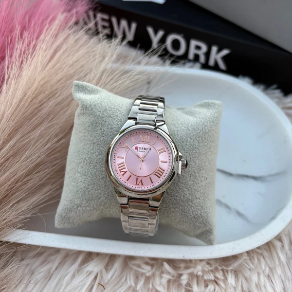 Γυναικείο Ρολόι “Pink Charm” – Ατσάλινο & Αδιάβροχο