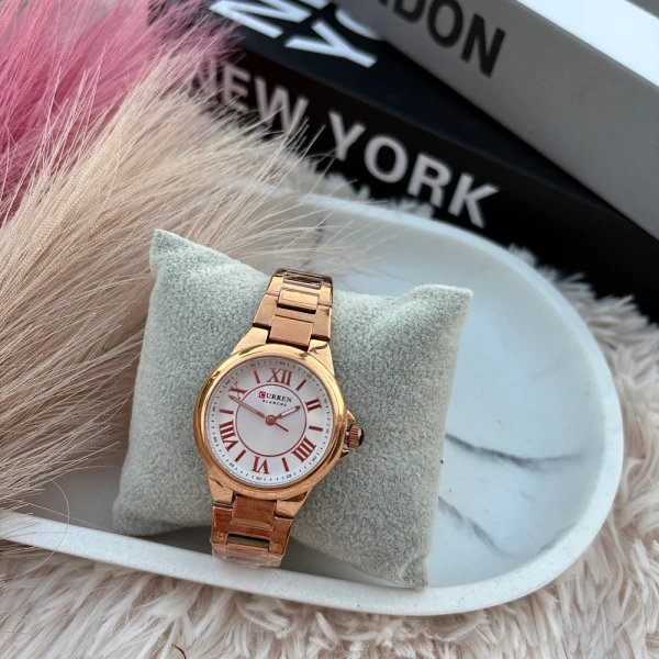 Γυναικείο Ρολόι “Rose Elegance” – Ατσάλινο & Αδιάβροχο