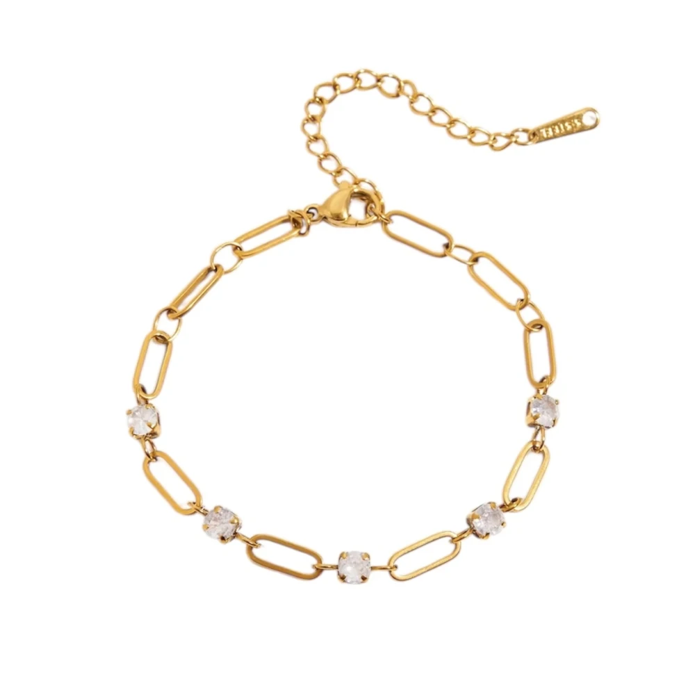 Luna Chain Bracelet-Λεπτεπίλεπτο ατσάλινο βραχιόλι.