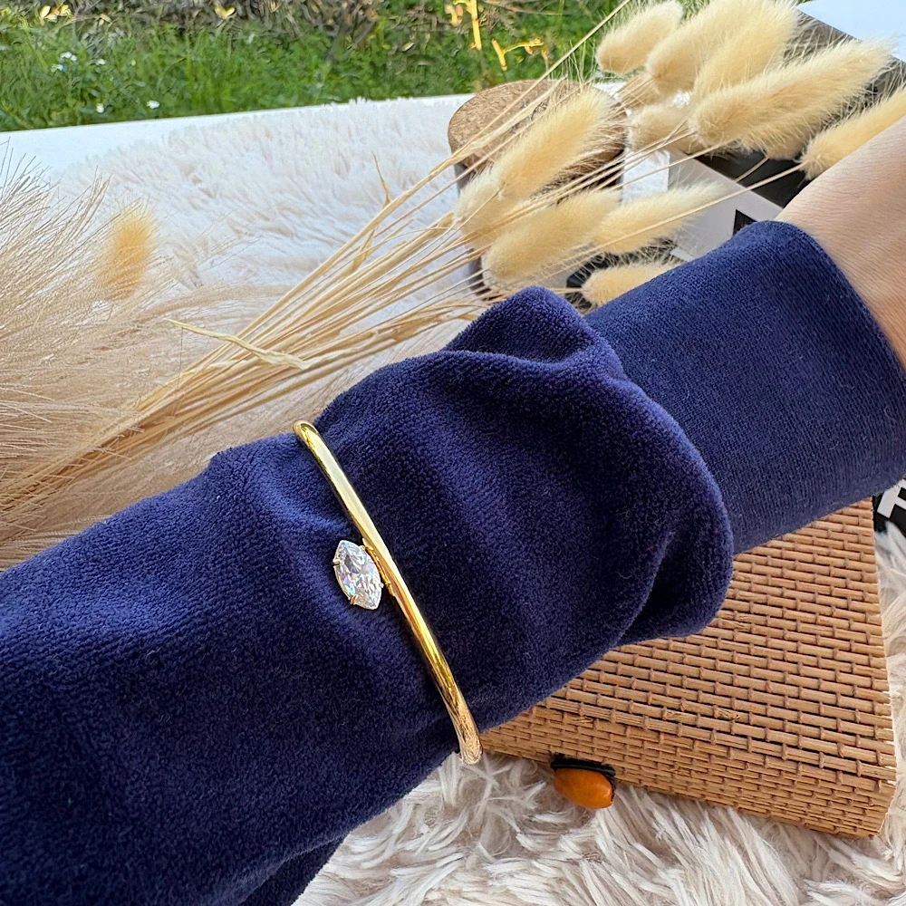 Marquise Glow – Επιχρυσωμένο Ατσάλινο Βραχιόλι.